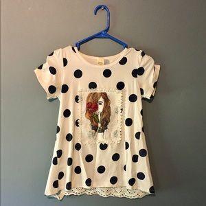 White Polka Dot Shirt